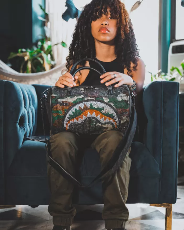 DUFFLES*Sprayground TRINITY CAMO MINI DUFFLE