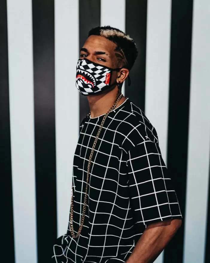 FACE MASKS*Sprayground TRIPPY CHECK FACE MASK