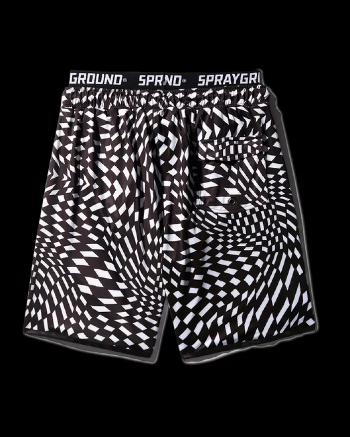 SWIMWEAR*Sprayground TRIPPY CORTO SWIM TRUNKS