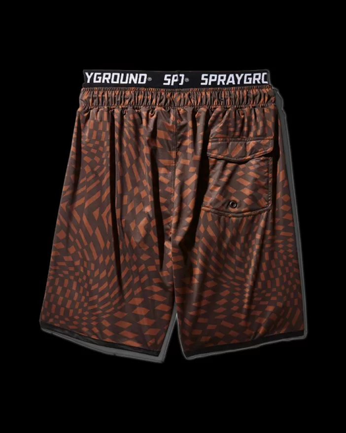 SWIMWEAR*Sprayground TRIPPY HENNY CORTO SWIM TRUNKS