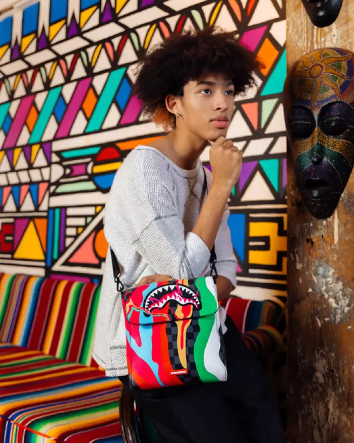 SLINGS | CROSSBODYS*Sprayground TRIPPY TAFFY LARGE SLING CROSSBODY