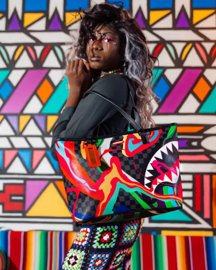 TOTES | HANDBAGS*Sprayground TRIPPY TAFFY TOTE