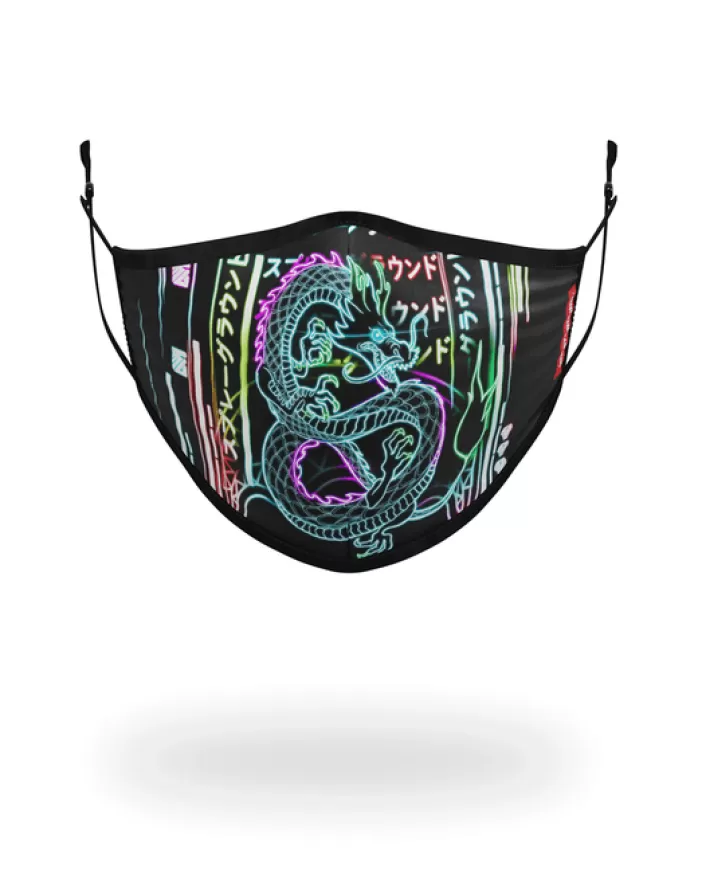 FACE MASKS*Sprayground u30cau30a4u30c8u30c9u30e9u30b4u30f3 (NITE DRAGON) FACE MASK