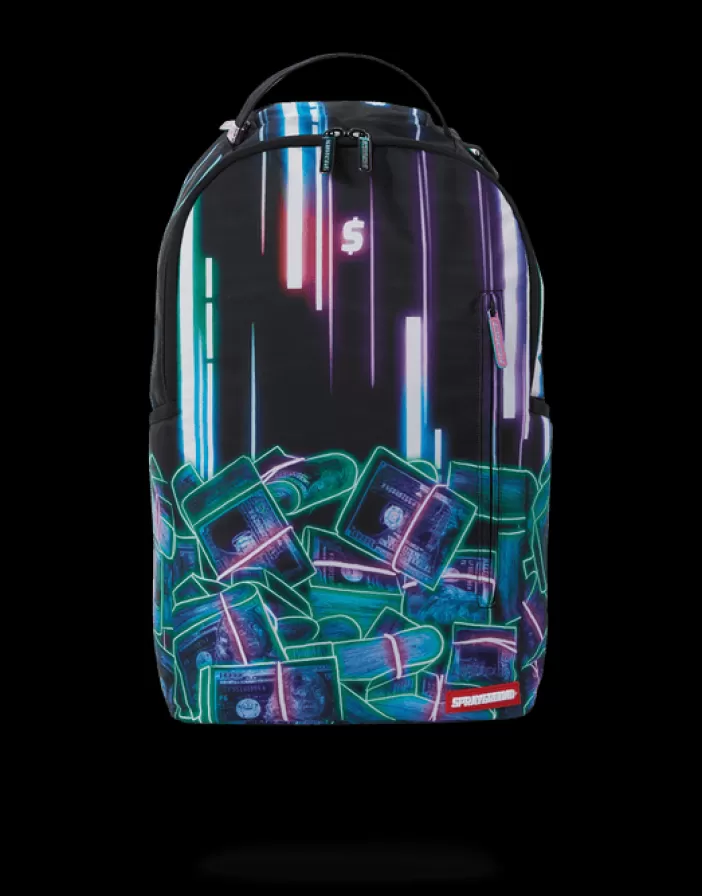 BACKPACKS*Sprayground u6697u53f7u901au8ca8u30b9u30bfu30c3u30af (CRYPTO STACKS) BACKPACK