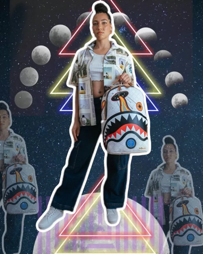 BACKPACKS*Sprayground UFO OUTTA THIS WORLD BACKPACK (DLXV)