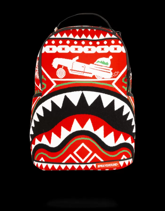 BACKPACKS*Sprayground UGLY SWEATER SHARK
