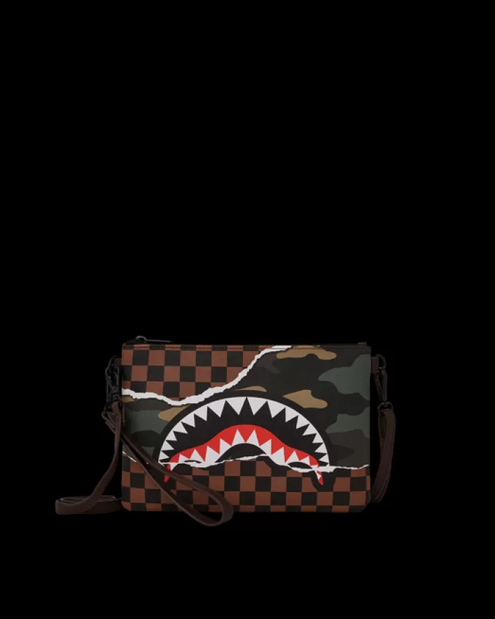 CROSSOVER CLUTCHES*Sprayground UNSTOPPABLE ENDEAVORS III CROSSOVER CLUTCH