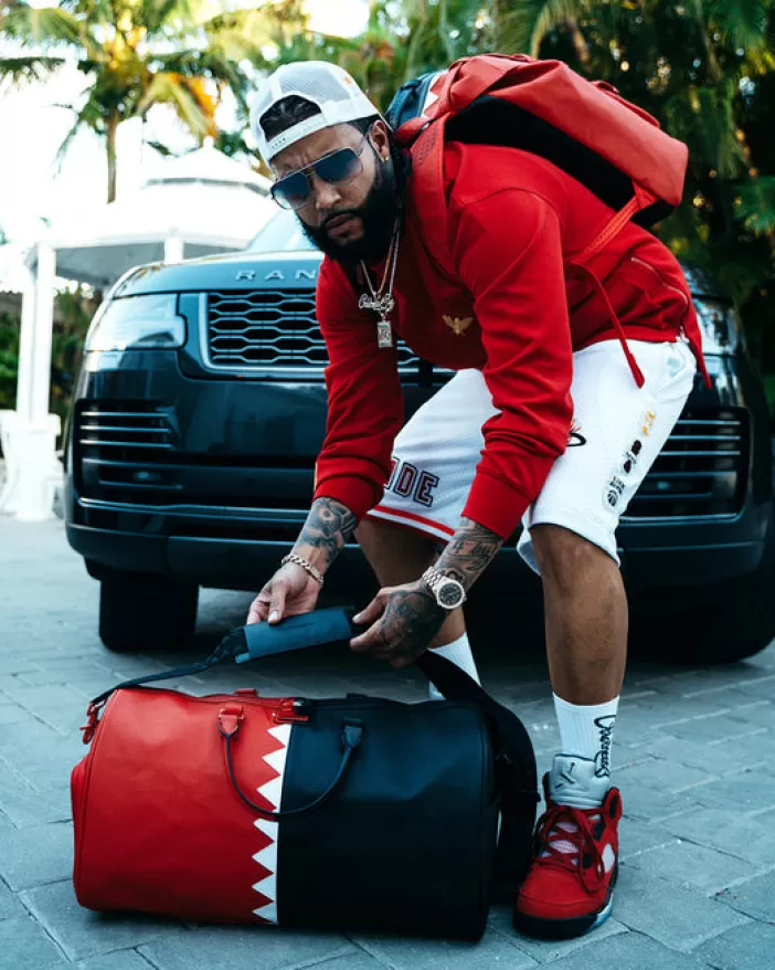HILLS | BACKPACKS*Sprayground VERTICAL SHARK CUT u0026 SEW HILLS BACKPACK