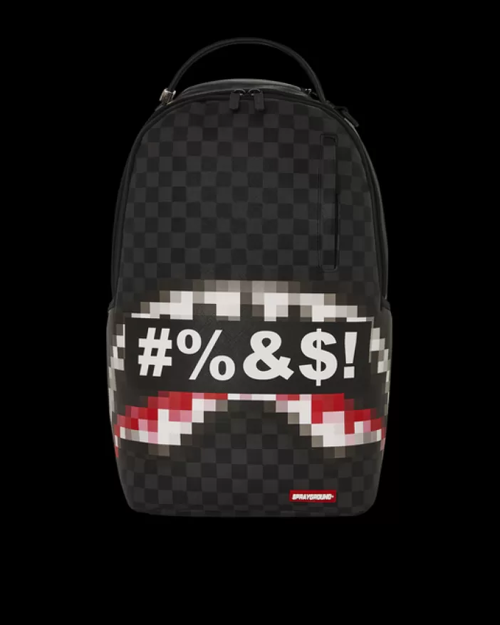 BACKPACKS*Sprayground 'WHAT THE BEEP' SHARK BACKPACK