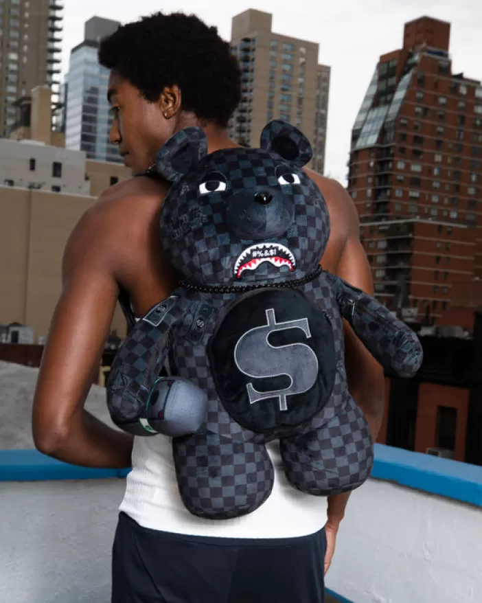 TEDDY BEAR BACKPACKS | BACKPACKS*Sprayground 'WHAT THE BEEP' SHARK MONEYBEAR TEDDYBEAR BACKPACK
