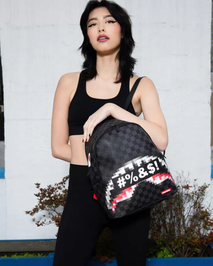 SAVAGES | BACKPACKS*Sprayground 'WHAT THE BEEP' SHARK SAVAGE BACKPACK