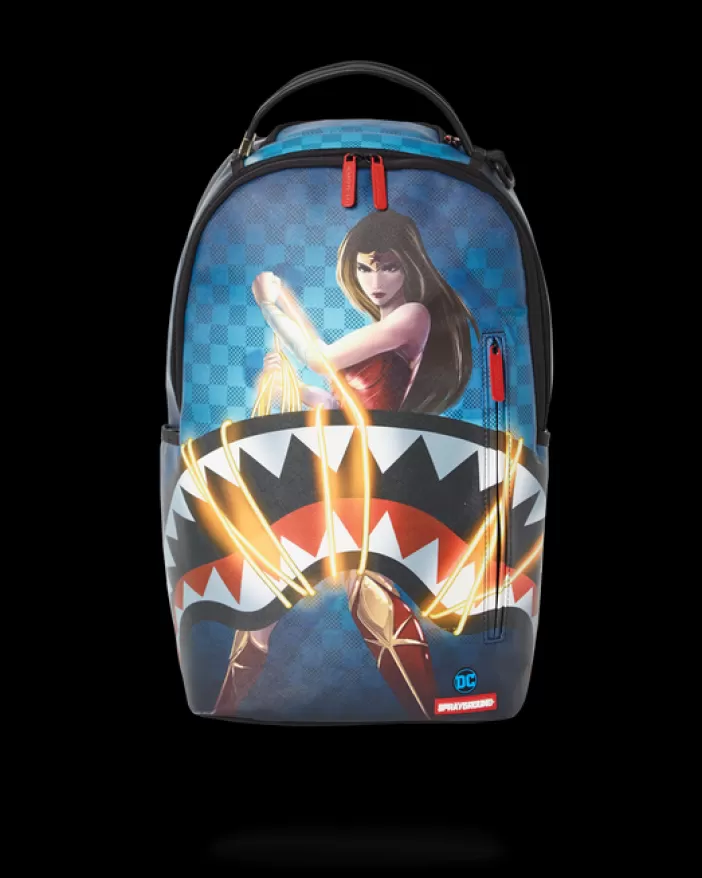 BACKPACKS*Sprayground WONDER WOMAN: LASSO SHARK DLXV BACKPACK