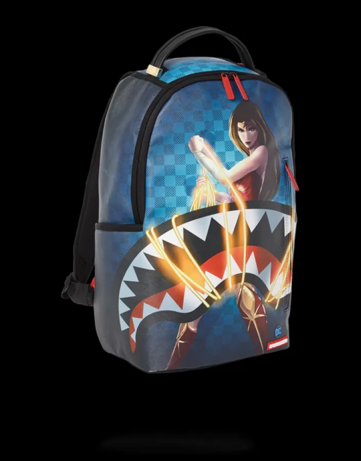 BACKPACKS*Sprayground WONDER WOMAN: LASSO SHARK DLXV BACKPACK