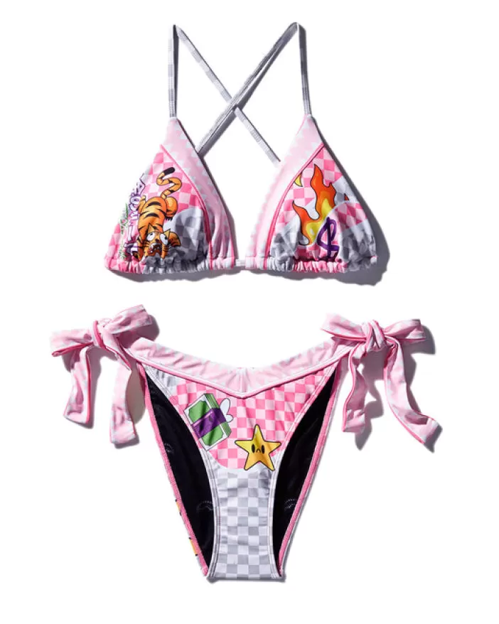 SWIMWEAR*Sprayground WTF ART BIKINI