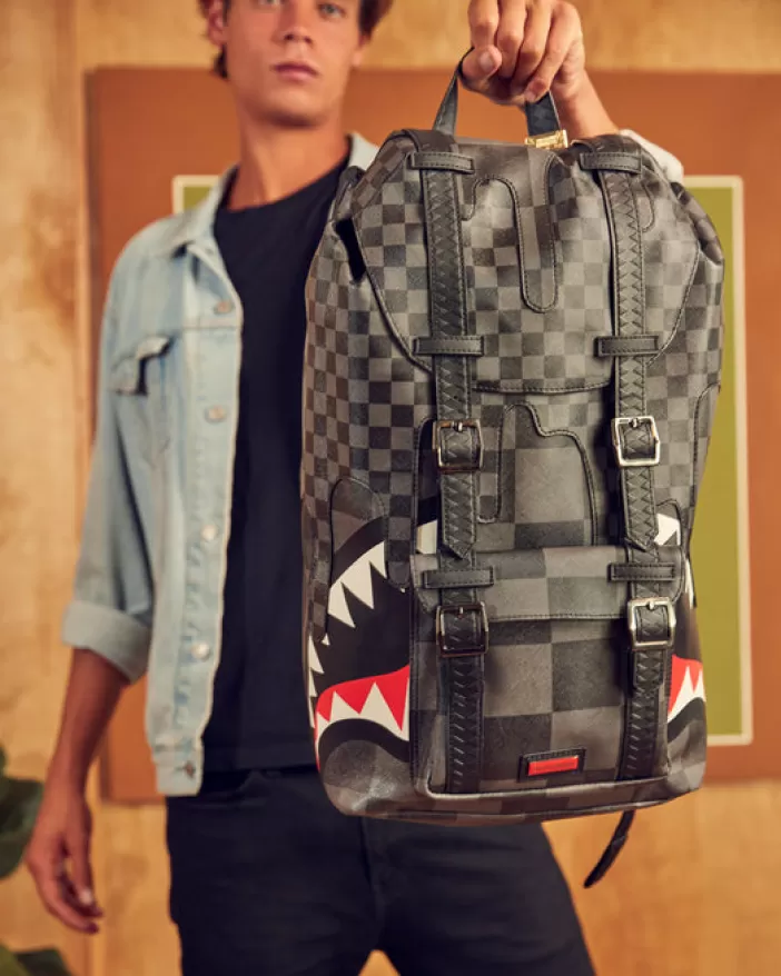 HILLS | BACKPACKS*Sprayground XTC GREY SHARKS IN PARIS HILLS BACKPACK