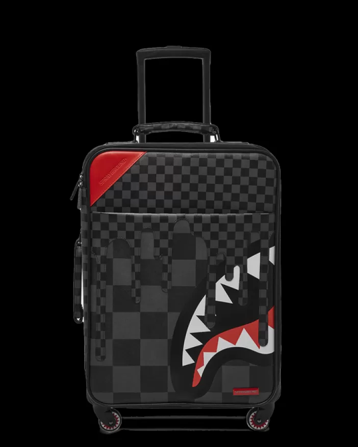 CARRY-ON LUGGAGE*Sprayground XTC GREY SHARKS IN PARIS JETSETTER CARRY-ON LUGGAGE